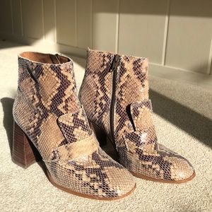Python Ankle Booties